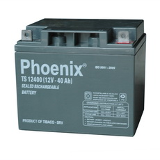 Bình ắc quy kín khí (AGM VRLA) Phoenix 12V-40Ah (TS12400)
